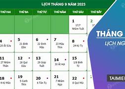 Xem Ngày Đẹp Trong Tháng 9 Dương Lịch Năm 2024